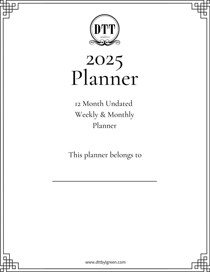 2025 DTT by L. Green Planner