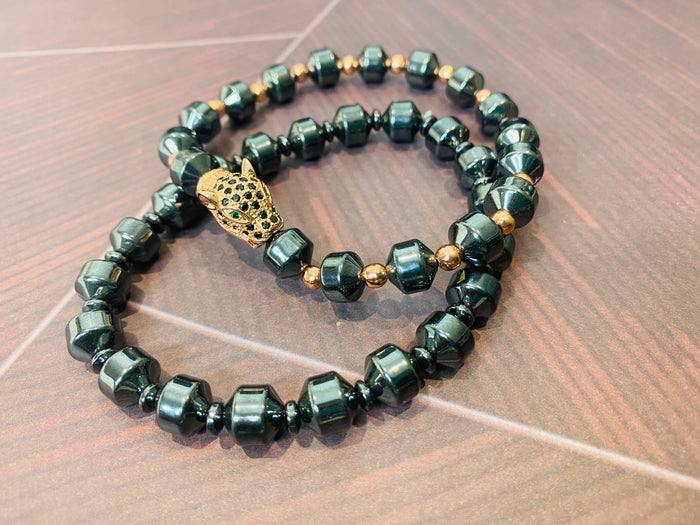 Men's Hematite Mixed Bracelet