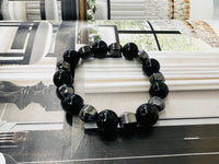 Men's Tiger Black Jade Hematite Bracelet