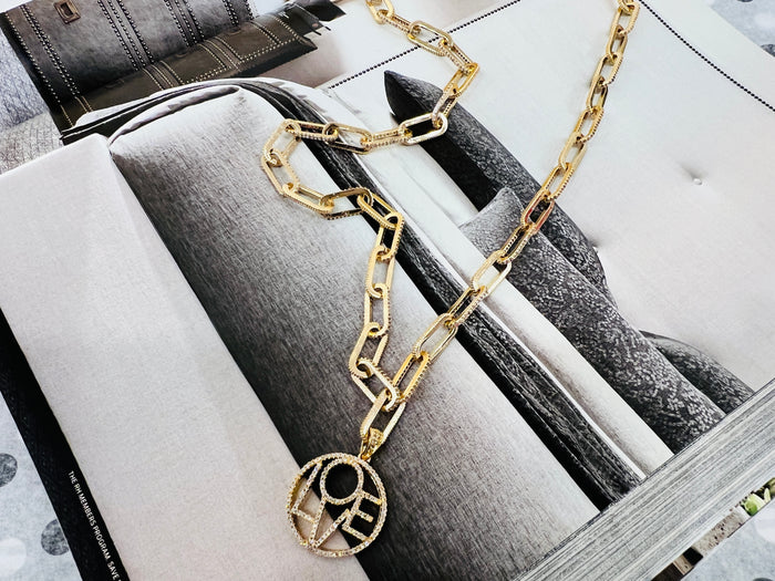 Self Love Chain Box Link Luxury Lifestyle Necklace