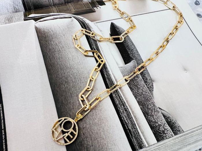 Self Love Chain Box Link Luxury Lifestyle Necklace