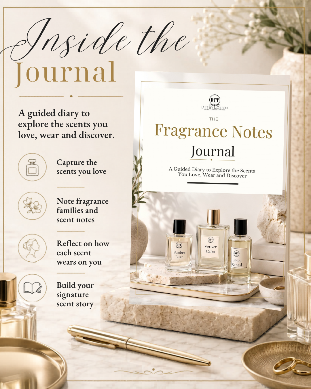{Upgrade}The Fragrance Notes Journal: A Guided Diary to Explore the Scents You Love, Wear and Discover