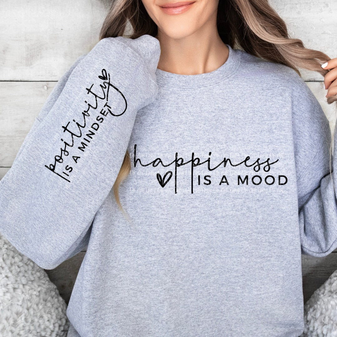 "Happiness Is"  Inspirational Novelty Sweatshirt