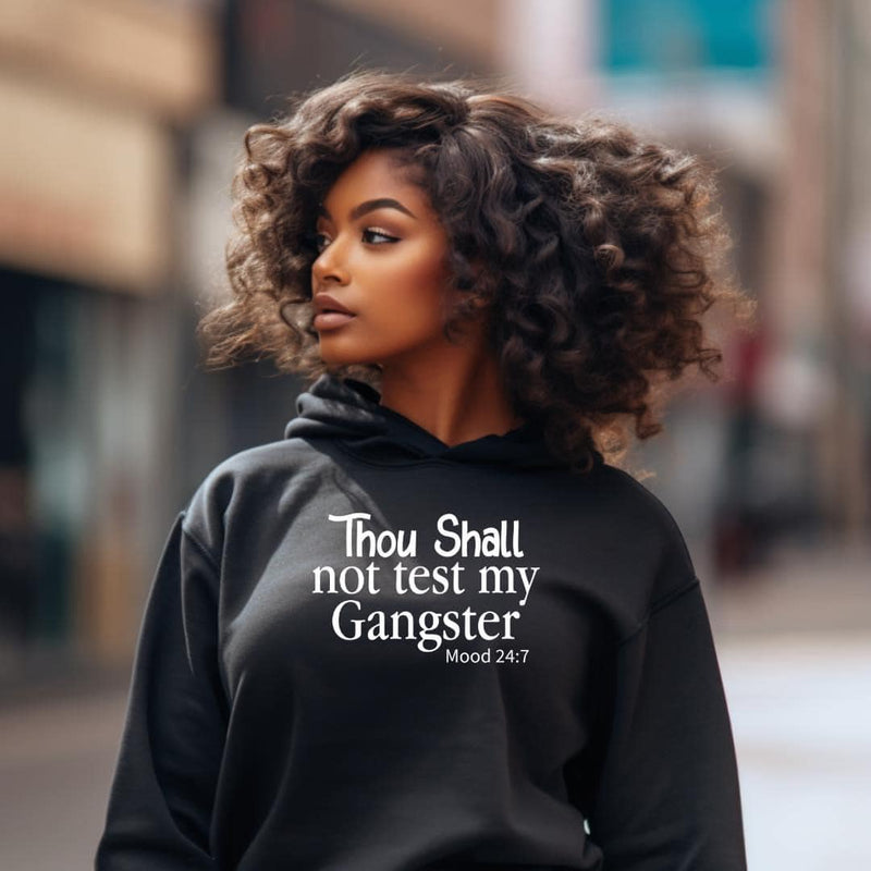 "Thou Shall Not" Inspirational  Novelty Sweatshirt