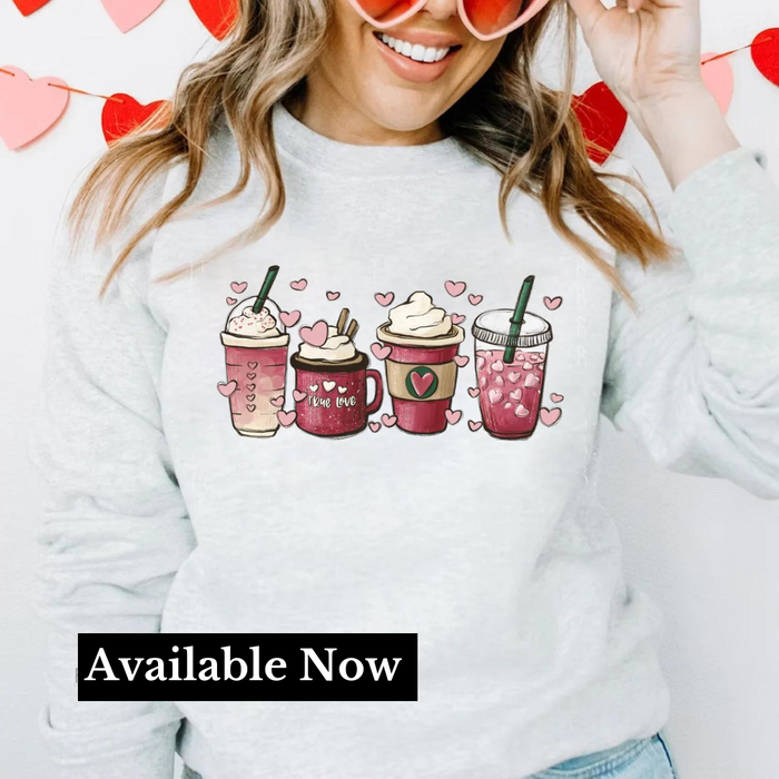 {VDay Edition} "Drink Love II" Novelty Sweatshirt