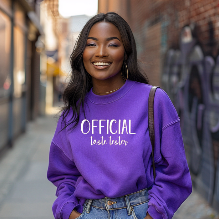 "Official Taste Tester" Novelty Sweatshirt