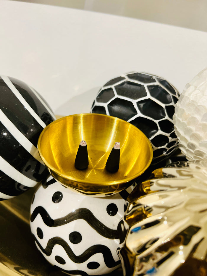 Luxury Incense Cones + Bowl Set