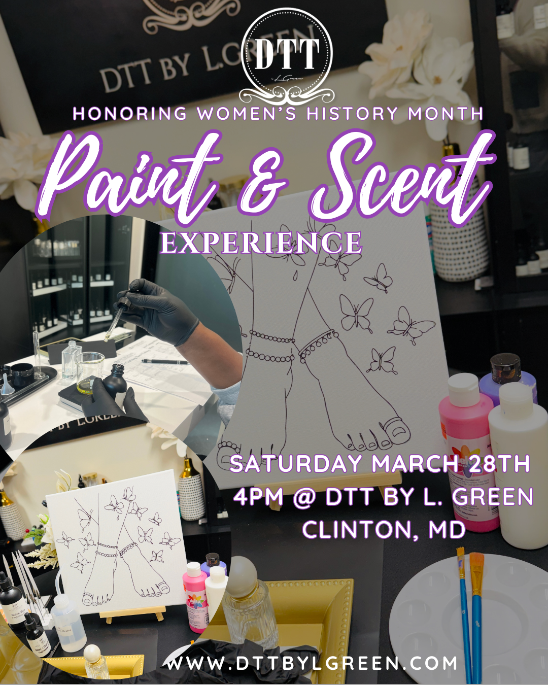 Paint & Scent Experience: A Feminine Touch