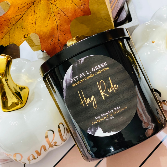 Fall Collection: "Hay Ride" Signature Scent Candle