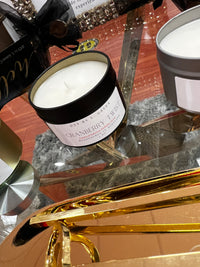 Holiday Collection Luxury Candle Sampler Set (4 Candles + Trimmer)