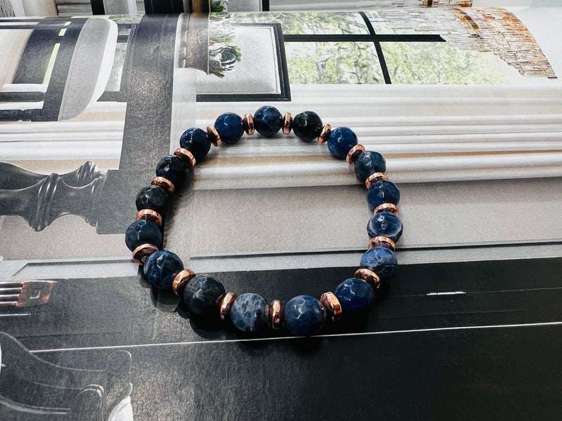 Blue Love Gemstone Bracelet