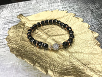 Men’s Onyx Gemstone Stackable Bracelet