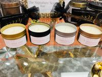 Holiday Collection Luxury Candle Sampler Set (4 Candles + Trimmer)