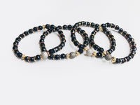 Men’s Onyx Gemstone Stackable Bracelet