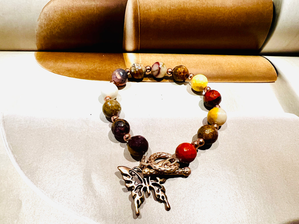 Bronze Butterfly Bracelet
